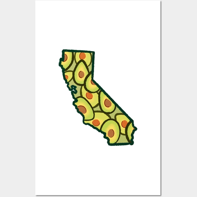 California Avocado Wall Art by avadoodle